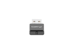 BEZPRZEWODOWA KARTA SIECIOWA USB MINI LANBERG NC-0300-WI N300 2 WEWNĘTRZNE ANTENY