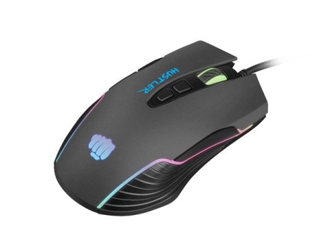 MYSZ DLA GRACZY FURY HUSTLER 6400DPI PODŚWIETLENIE RGB OPROGRAMOWANIE GAMINGOWA