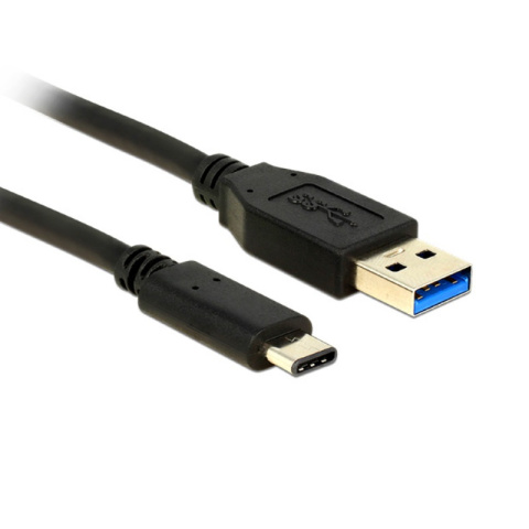 Delock przewód fast charging, USB 3.1 Gen 2, kabel wtyk USB typ A - wtyk USB typ C czarny 0,5m