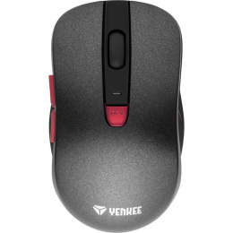 Yenkee YMS 2025BK HAVANA mysz bezprzewodowa, optyczna, 1600 DPI, czarna