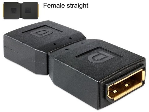 ADAPTER DISPLAYPORT(F) 1.1->DISPLAYPORT(F) BECZKA DELOCK