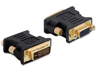 ADAPTER DVI-I(M)(24+5) DUAL LINK->VGA(F) CZARNY DELOCK