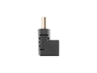 ADAPTER HDMI(M)->HDMI(F) KĄTOWY GÓRA CZARNY LANBERG