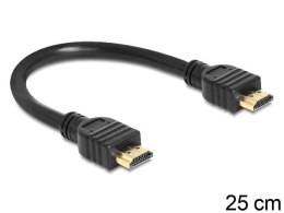 KABEL HDMI M/M V1.4 0.25M CZARNY DELOCK