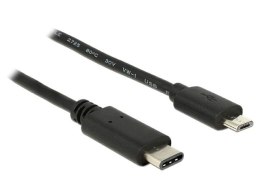 KABEL USB-C(M)->USB MICRO(M) 2.0 1M CZARNY DELOCK