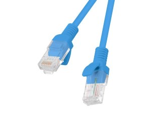 PATCHCORD KAT.5E UTP 0.25M NIEBIESKI FLUKE PASSED LANBERG