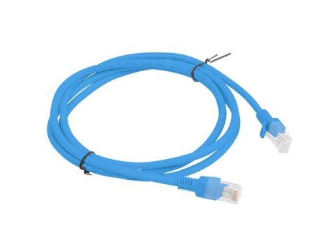 PATCHCORD KAT.5E UTP 1.5M NIEBIESKI FLUKE PASSED LANBERG