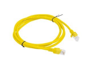 PATCHCORD KAT.5E UTP 1.5M ŻÓŁTY FLUKE PASSED LANBERG