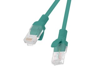 PATCHCORD KAT.5E UTP 10M ZIELONY FLUKE PASSED LANBERG