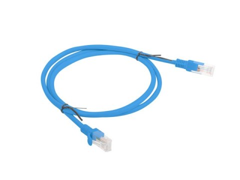 PATCHCORD KAT.5E UTP 1M NIEBIESKI FLUKE PASSED LANBERG