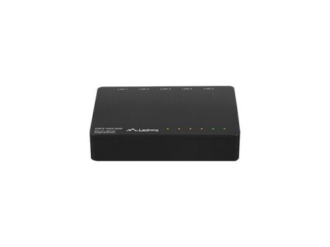 SWITCH LANBERG DSP3-1005-60W 5X 1GB POE+ (4 PORTY POE, 30W/PORT, MAX 60W) NIEZARZĄDZALNY DESKTOP