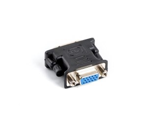 ADAPTER DVI-I(M)(24+5) DUAL LINK->VGA(F) CZARNY LANBERG