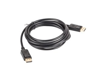 KABEL DISPLAYPORT M/M 19 PIN V1.2 3M 4K CZARNY LANBERG