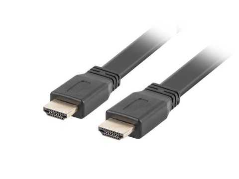 KABEL HDMI M/M V2.0 0.5M 4K CZARNY FLAT LANBERG