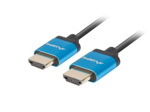 KABEL HDMI M/M V2.0 0.5M 4K CZARNY SLIM LANBERG