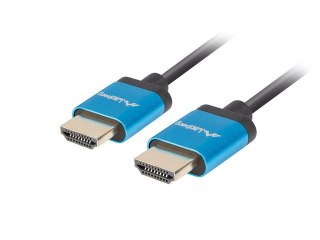 KABEL HDMI M/M V2.0 1M 4K CZARNY SLIM LANBERG