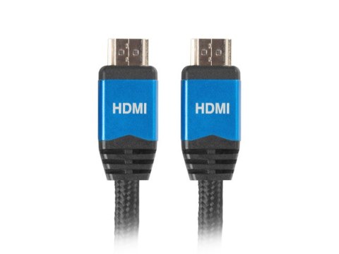 KABEL HDMI M/M V2.0 1M PEŁNA MIEDŹ CZARNY PREMIUM LANBERG