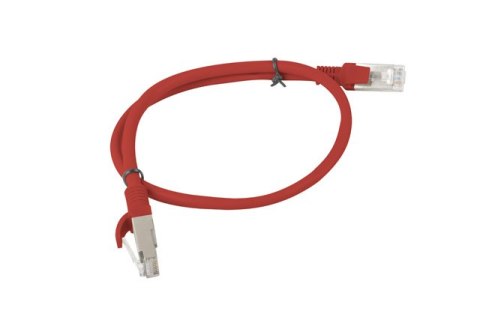 PATCHCORD KAT.6 UTP 0.5M CZERWONY FLUKE PASSED LANBERG