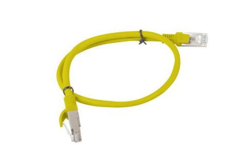 PATCHCORD KAT.6 UTP 0.5M ŻÓŁTY FLUKE PASSED LANBERG