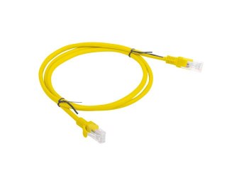 PATCHCORD KAT.6 UTP 1M ŻÓŁTY FLUKE PASSED LANBERG