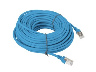 PATCHCORD KAT.6 UTP 20M NIEBIESKI FLUKE PASSED LANBERG