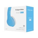 Krüger&amp;Matz Bezprzewodowe słuchawki nauszne dla dzieci Kruger&Matz model Street Kids , kolor niebieski
