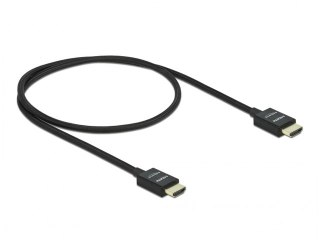 KABEL HDMI M/M V2.1 0.5M 8K 60HZ KONCENTRYCZNY OPLOT CZARNY DELOCK