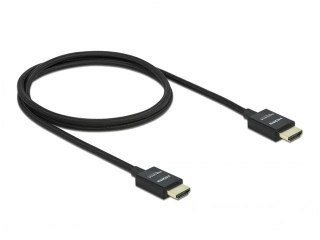 KABEL HDMI M/M V2.1 1M 8K 60HZ KONCENTRYCZNY OPLOT CZARNY DELOCK