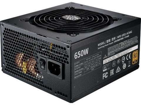 ZASILACZ COOLER MASTER MWE GOLD-V2 650W MODULARNY 80+ GOLD