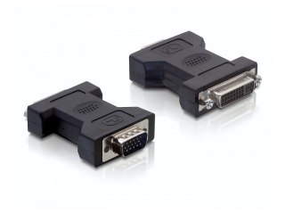 ADAPTER DVI-I(F)(24+5) DUAL LINK->VGA(M) CZARNY DELOCK