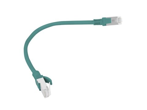 PATCHCORD KAT.5E UTP 0.25M ZIELONY FLUKE PASSED LANBERG