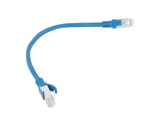 PATCHCORD KAT.6 UTP 0.25M NIEBIESKI FLUKE PASSED LANBERG