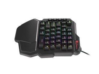 KLAWIATURA DLA GRACZY GENESIS THOR 100 KEYPAD PODŚWIETLENIE RGB GAMINGOWA