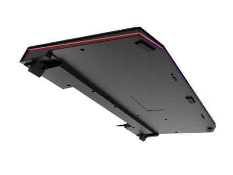 KLAWIATURA DLA GRACZY GENESIS LITH 400 RGB US X-SCISSOR PODŚWIETLENIE RGB OPROGRAMOWANIE SLIM