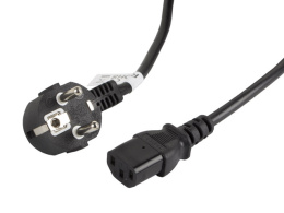 Lanberg przewód, kabel zasilający do komputera, 3M, czarny