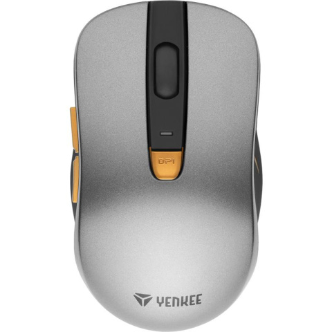 Yenkee YMS2025SR HAVANA mysz bezprzewodowa optyczna 1600 DPI srebrna