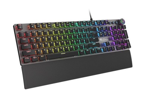 KLAWIATURA DLA GRACZY GENESIS THOR 380 RGB US LAYOUT MECHANICZNA PODŚWIETLENIE RGB BLUE SWITCH OPROG