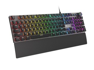 KLAWIATURA DLA GRACZY GENESIS THOR 400 RGB US LAYOUT MECHANICZNA PODŚWIETLENIE RGB RED SWITCH OPROGR