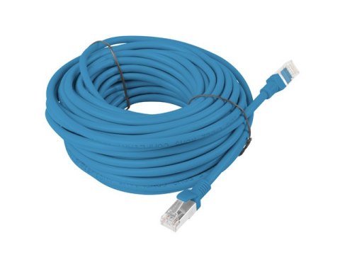 PATCHCORD KAT.5E UTP 15M NIEBIESKI FLUKE PASSED LANBERG