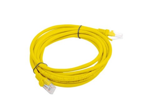 PATCHCORD KAT.5E UTP 3M ŻÓŁTY FLUKE PASSED LANBERG