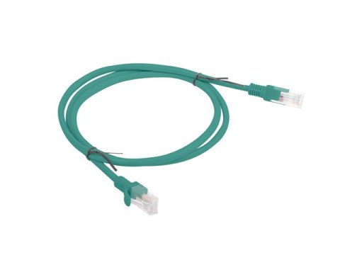 PATCHCORD KAT.6 UTP 1M ZIELONY FLUKE PASSED LANBERG
