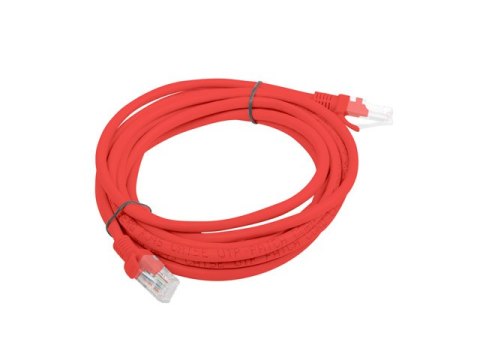 PATCHCORD KAT.6 UTP 3M CZERWONY FLUKE PASSED LANBERG