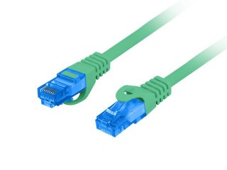 PATCHCORD KAT.6A S/FTP LSZH CCA 0.5M ZIELONY FLUKE PASSED LANBERG