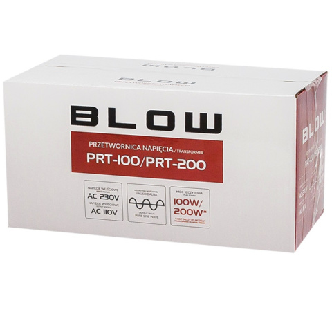 Blow przetwornica napięcia sinusoida modyfikowana z 230V AC na 110V AC 100W