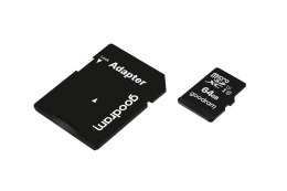 Goodram Karta pamięci microSD 64GB UHS-I Goodram z adapterem