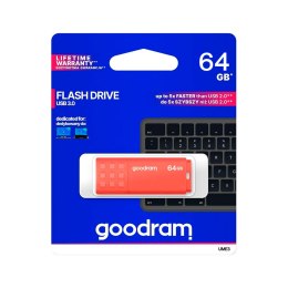 Goodram Pendrive Goodram USB 3.0 64GB pomarańczowy