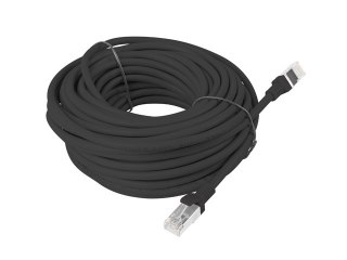 PATCHCORD KAT.5E UTP 15M CZARNY FLUKE PASSED LANBERG